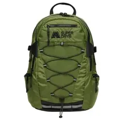 Superdry für Damen. W9110420A Outdoor-Rucksack 28L grün (OSFA), Lässig, Nylon