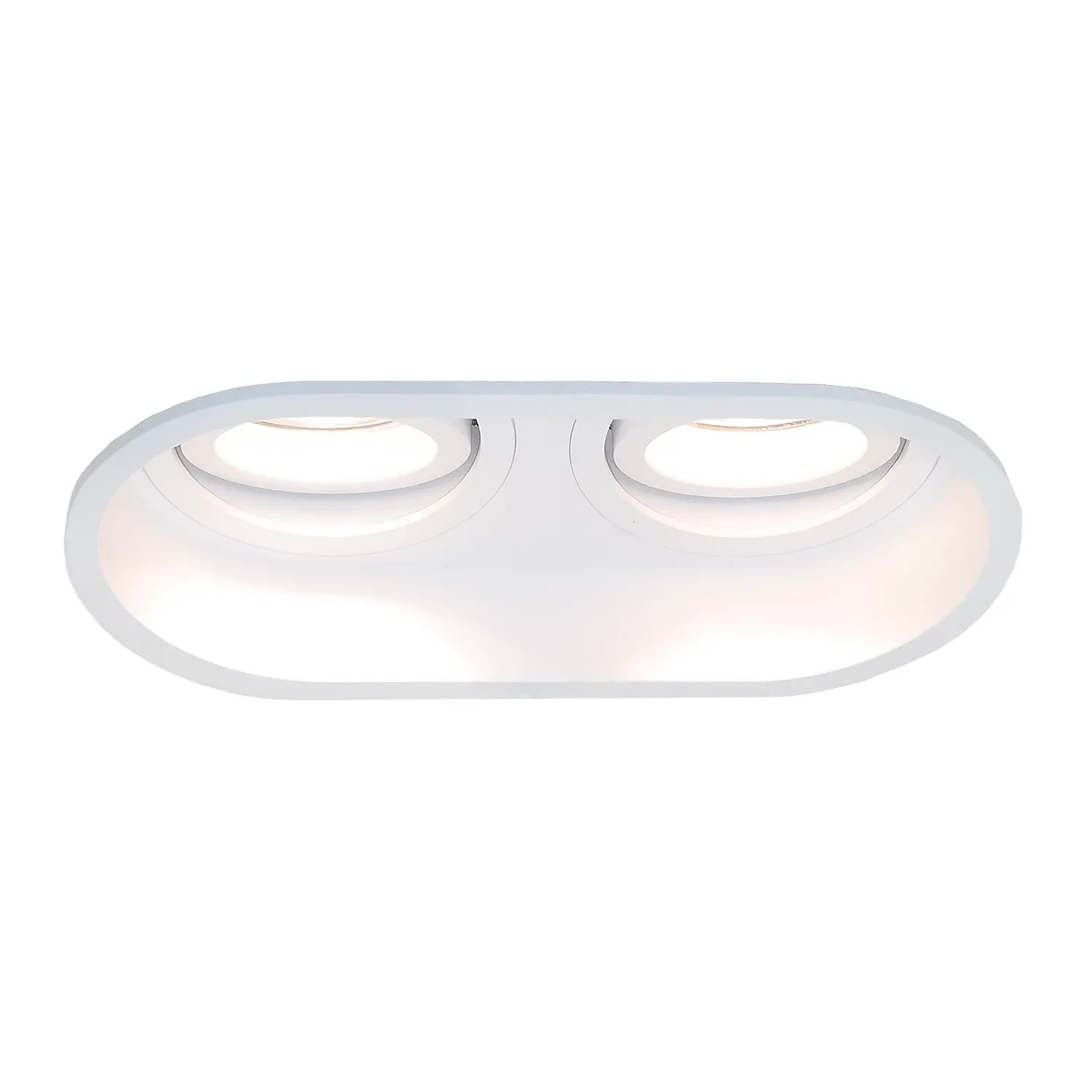 Artdelight Inbouwspot Rex LED Ovaal Wit 2 Lichtpunten