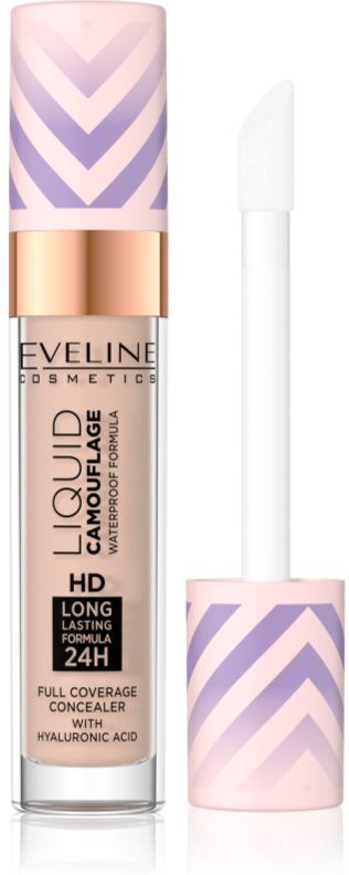 Eveline Cosmetics Liquid Camouflage waterproof concealer with hyaluronic acid shade 05 Light Sand 7.5 ml