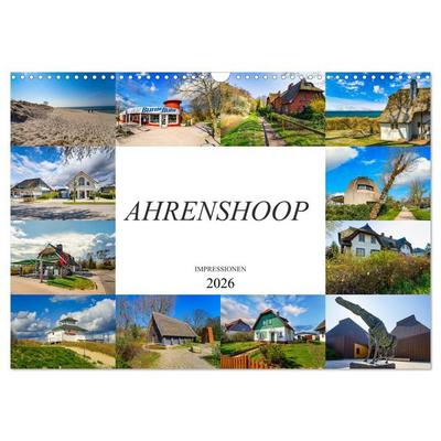 Ahrenshoop Impressionen (Wandkalender 2026 DIN A3 quer), CALVENDO Monatskalender