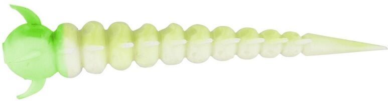 Westin Greedy Worm-Banana-White/chartreuse