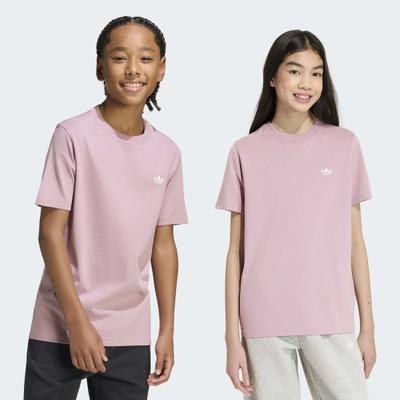 T-Shirt ADIDAS ORIGINALS "REGULÄR GESCHNITTEN", Jungen, Gr. 176, magmau, Obermaterial: 100% Baumwolle, Rundhals, Shirts T-Shirt
