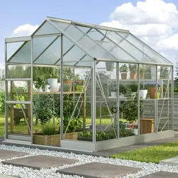 Vitavia Gewächshaus "Kapitol 5000",aluminium eloxiert,5,0 m2