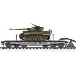 Hobby Boss Schwere Plattformwagen Type SSyms 80&Pz.Kpfw.VI Ausf.E Sd.Kfz181 TigerI(Mid Prod