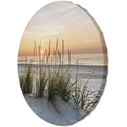 RUNDES BILD Orange 40/40 cm