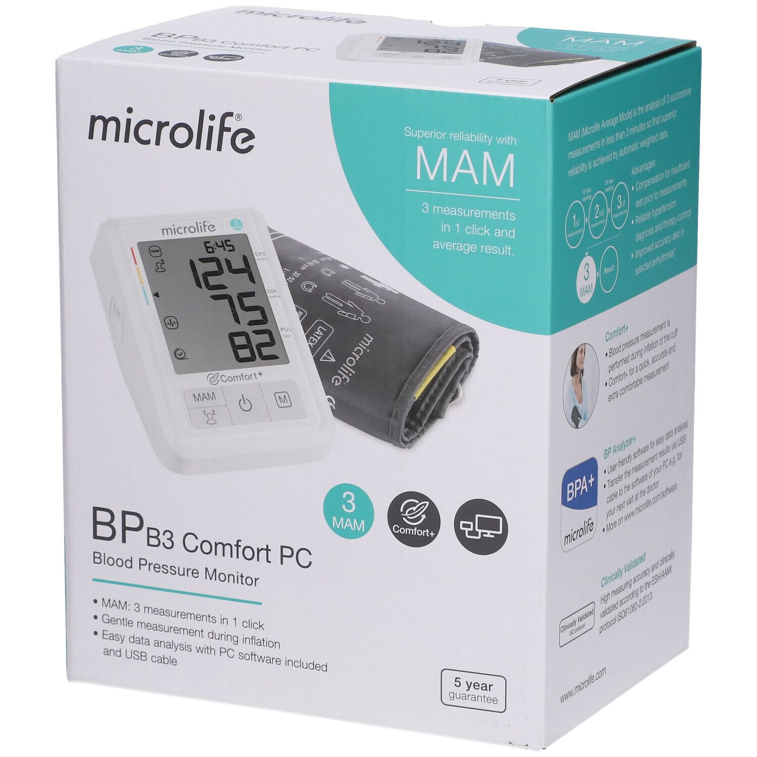 Microlife Blutdruckmesser BP B3 Comfort 1 St Sonstige