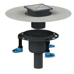 Dallmer Bodenablauf DallDrain Pure senkr., DN50/DN100, 120x120mm, 517142 517142