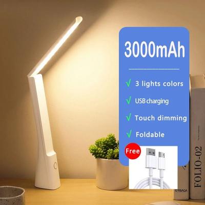 Uplift Picks Rechargeable Foldable Touch Desk Lamp For Comfortable Reading And Study Lighting rechargeable
