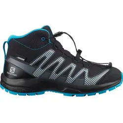 SALOMON Kinder Trekkingstiefel SHOES XA PRO V8 MID CSWP J Black/Monumen, Größe 33 in Schwarz Schwarz