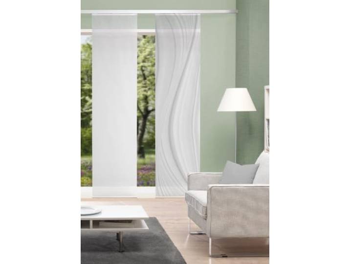 Vision S LAURINA Schiebegardine, halbtransparent, Bambusoptik