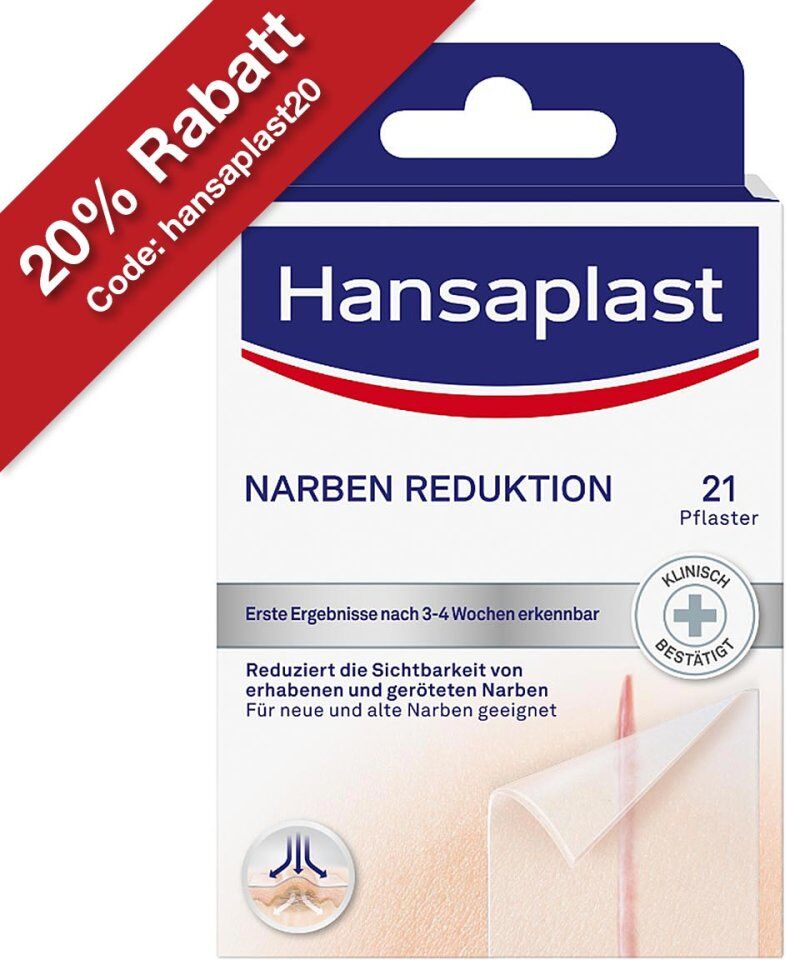 Hansaplast Pflaster zur Behandlung von Narben 21stk