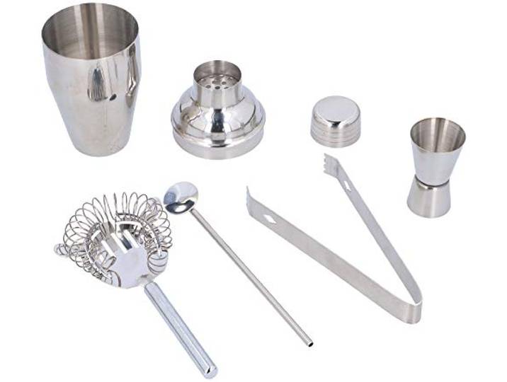 Alpina 10185 Cocktailset, 5-delig, inox/roestvrij