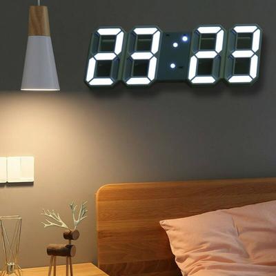 Daily Discovery Modern Digital LED Wall Clock, Large Display Alarm Clock, USB Powered Bedroom Clock Modern Digital LED Wall Clock, Large Display Alarm Clock, USB Powered Bedroom Clock
