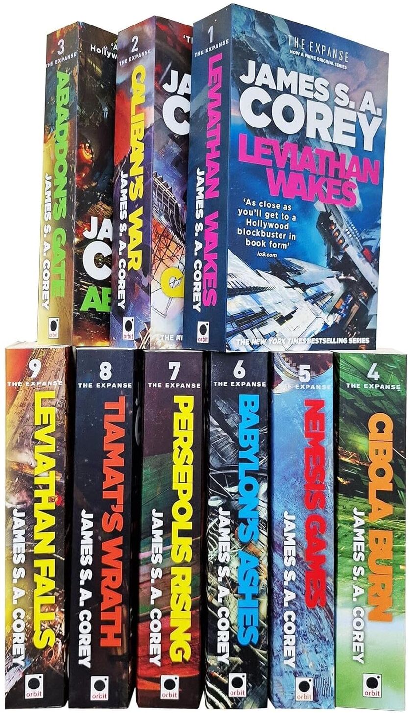 Orbit (Little, Brown Book Group) The Expanse Series 9 Books Collection Set by James S. A. Corey - Adult Science Fiction Paperback - Complete Saga - Perfect Gift for Sci-Fi & TV Fans
