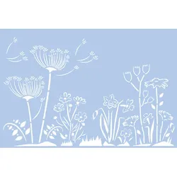 buttinette Schablone "Wiesenblumen", 29,5 x 20 cm