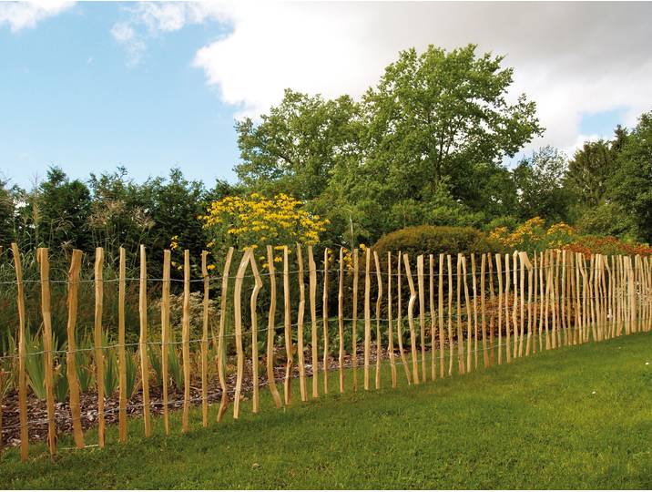 Staketenzaun KIEHN-HOLZ, beige (natur), H:90cm, Polyvinylchlorid (PVC), Zaunelemente, Staketenzaun, LxH: 500x90 cm