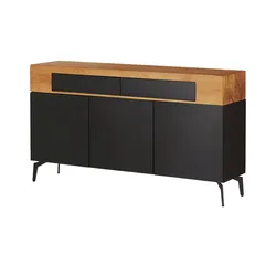 Love it Sideboard   ¦ schwarz ¦ Maße (cm): B: 160 H: 90 T: 40.0