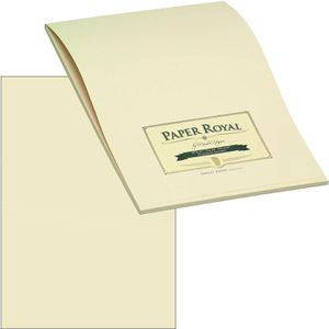 Rössler-Papier Briefpapier Paper Royal chamois, A4, Strukturpapier, 100 g/m², 40 Blatt