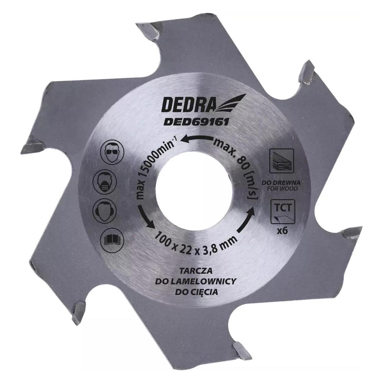 Dedra Klinge DED69161 für Lamellenmaschine 100x22 mm, 6 Zähne (DED69161)