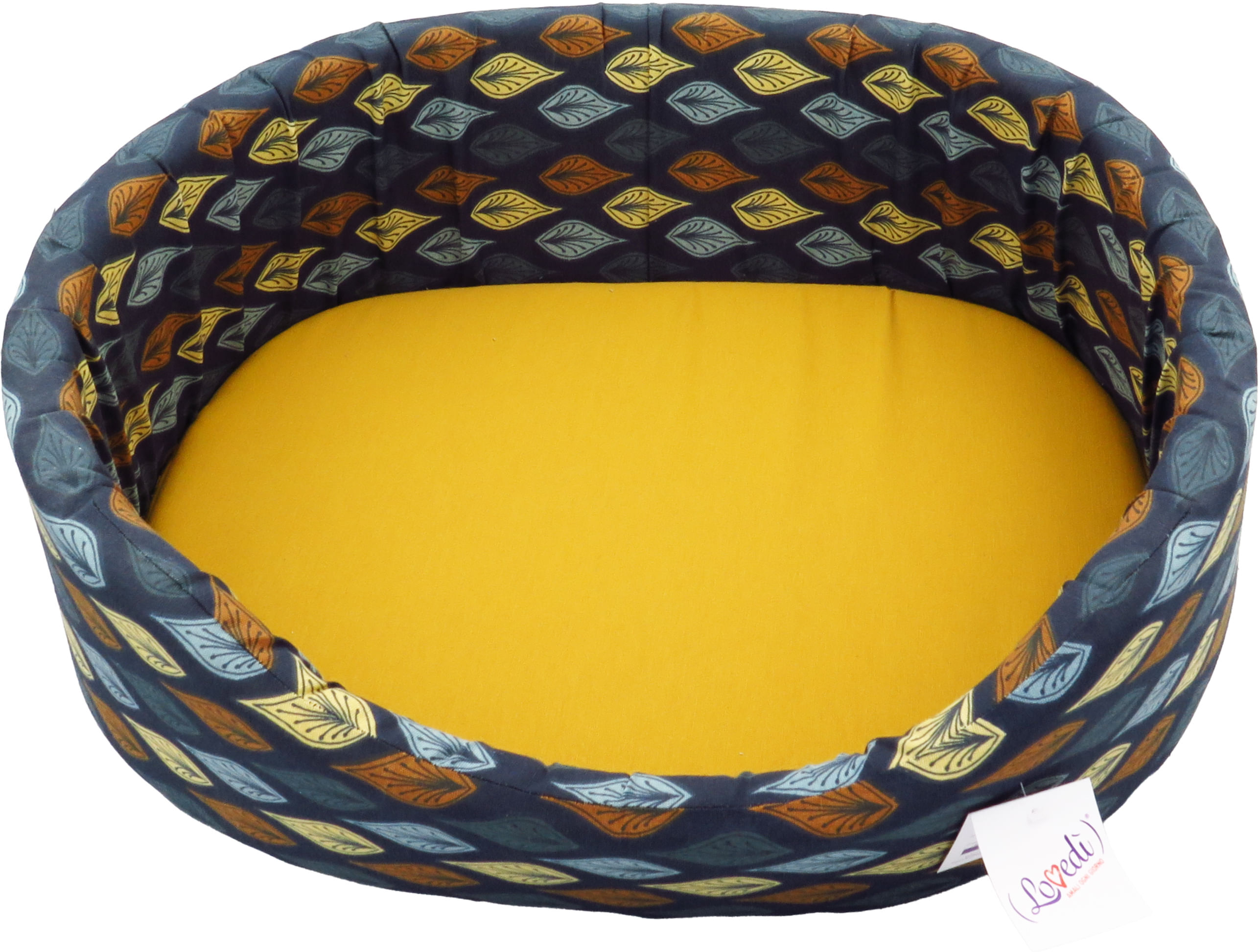 LOVEDI Lovedì Cuccia Ovale Morbida Foglie 60x52x18CM
