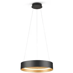 Musterring Leuchten LED-Pendelleuchte Loop Metall Schwarz
