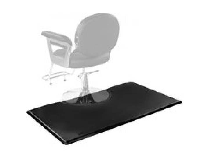 VEVOR Tapis de Chaise de Salon Coiffure, 1525x915x23 mm, Tapis de Sol Salon Coiffeur Anti-fatigue pour Base de Chaise Circulaire, Surface PVC, Bords Biseautés Anti-trébuchement, Dessous Antidérapant