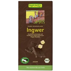 Rapunzel Zartbitter Schokolade Ingwer 55% HIH bio