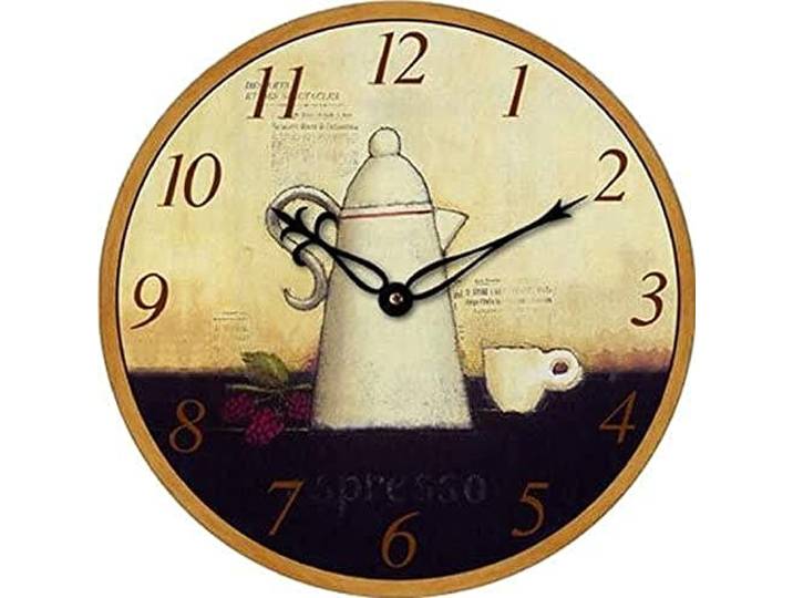 Technoline WT 1013 Wanduhr, Ø 34cm, Kaffeekanne-Design