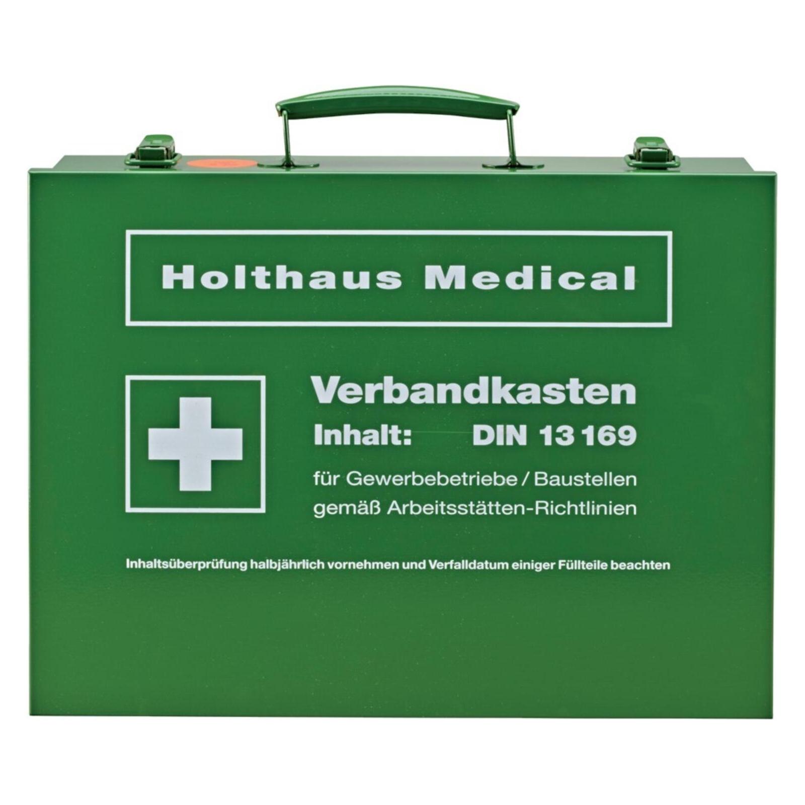 Holthaus Verbandkasten Nr. 63169, DIN 13169-E, grün (Verbandskasten) (63169)