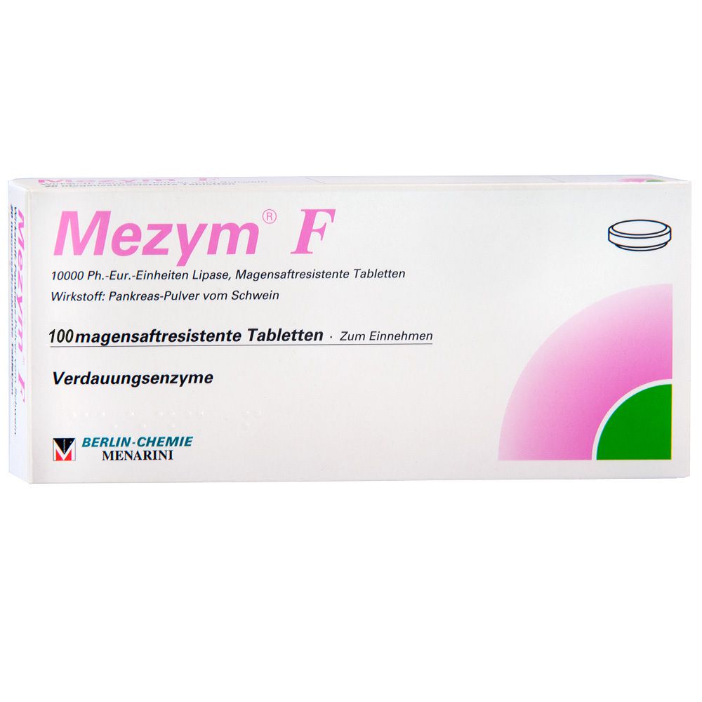 Mezym F magensaftresistente Tabletten 100 St magensaftresistent