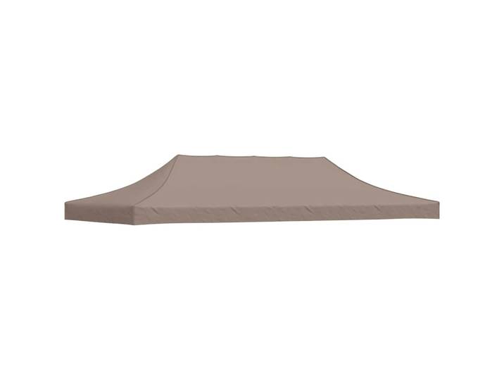 Toit de remplacement pour tente 6x3m, couleur taupe, 270 g/m², housse de remplacement imperméable pour gazebo/pavillon (SEULEMENT LA COUPE DE TOIT), plusieurs couleurs