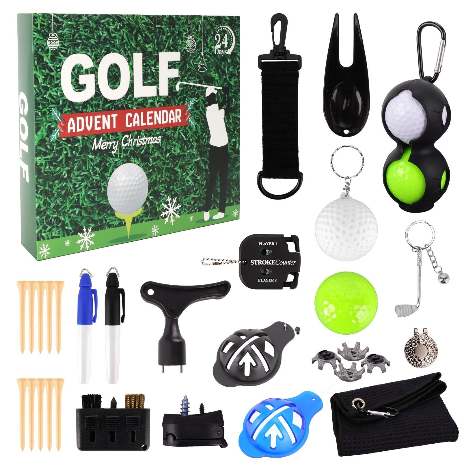 Solidchoice Golf Adventskalender voor Mannen 2025 met Golfaccessoires