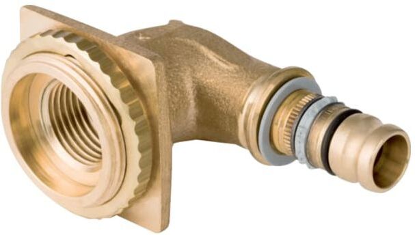Geberit Mepla Anschlusswinkel 601276005 16 mm x Rp 1/2, 90°, für Unterputz-Spülkasten, Rotguss