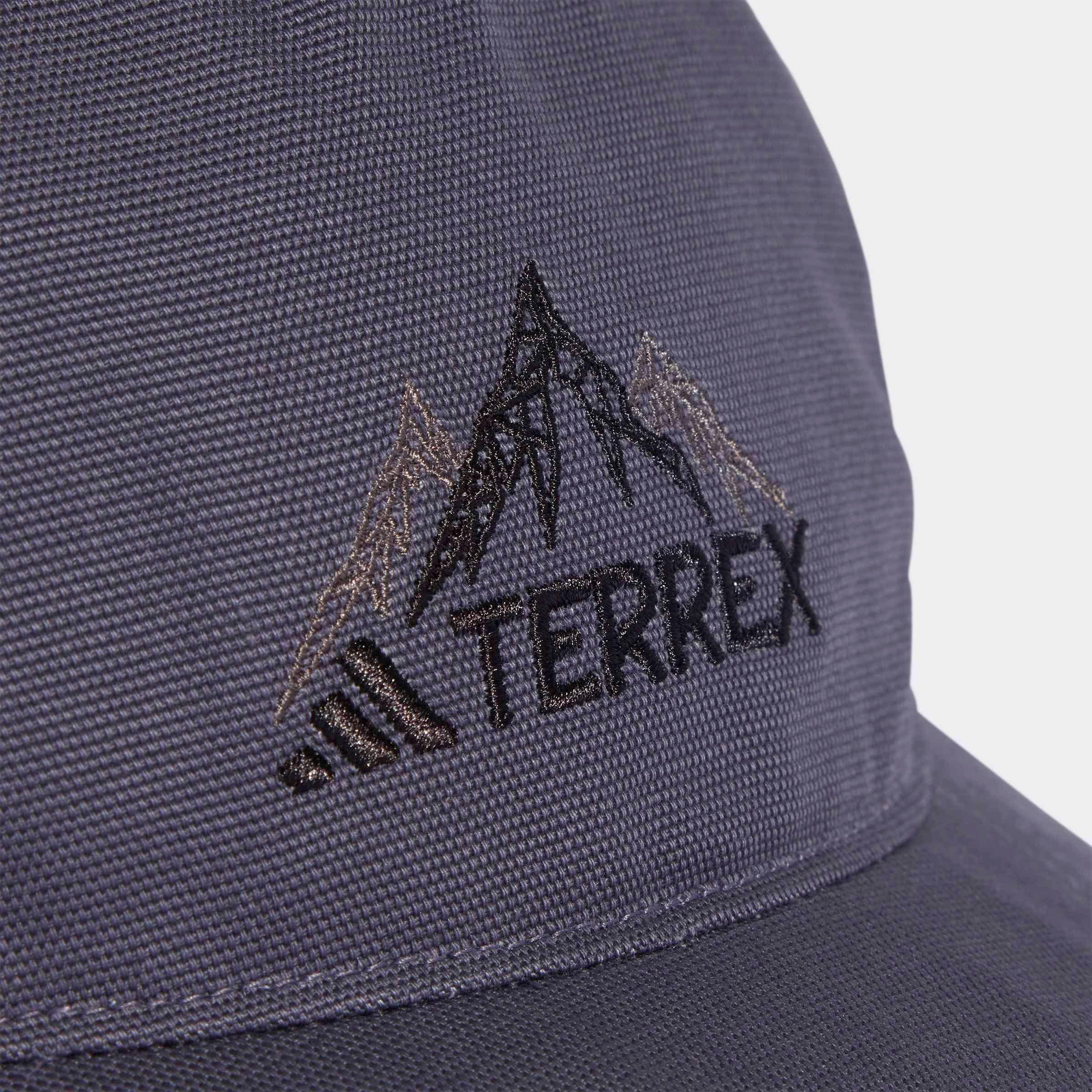 Outdoorhut ADIDAS PERFORMANCE "MULTI", grau (preloved violet), Obermaterial: 100% Baumwolle, Hüte Outdoorhut preloved violet Einheitsgröße