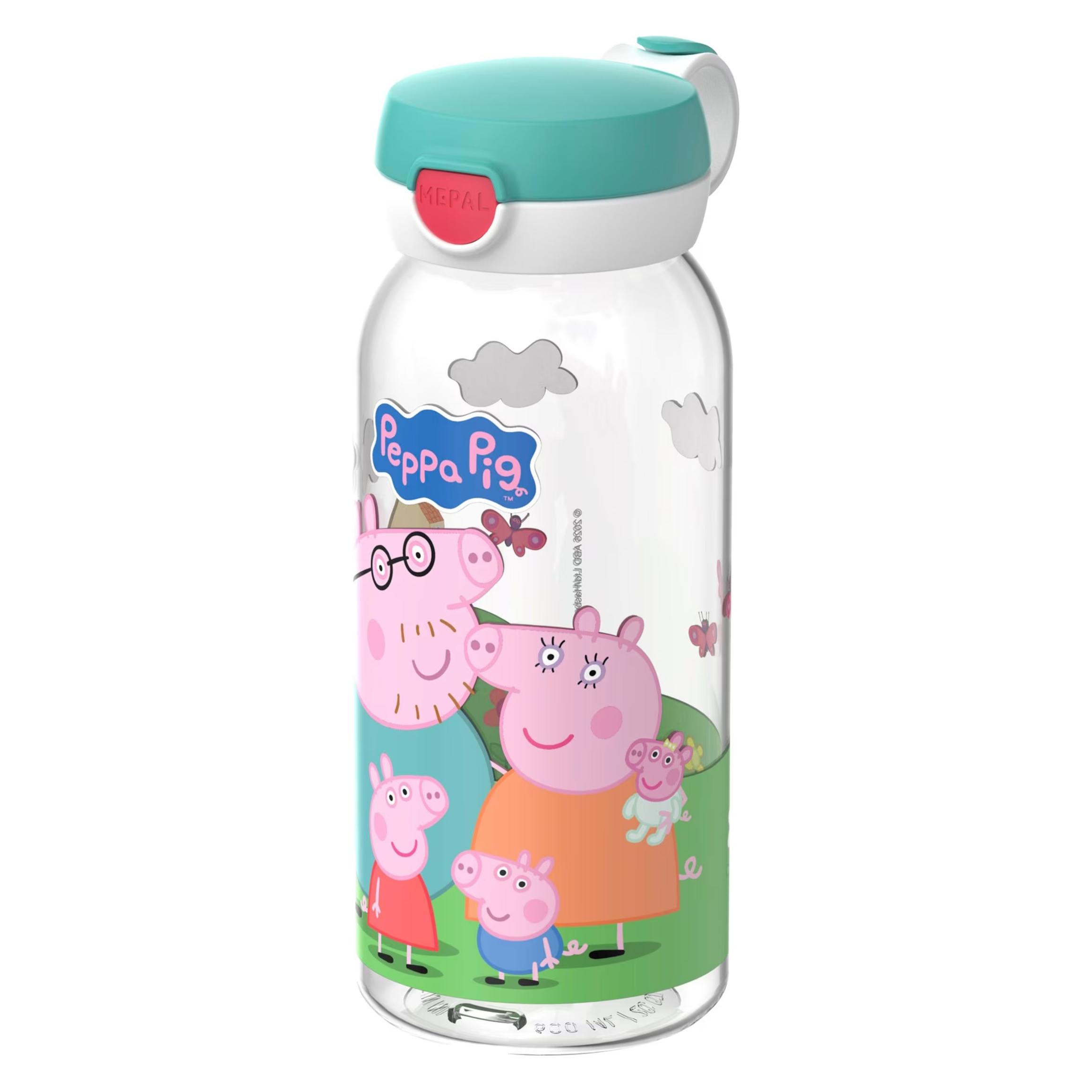 Mepal Campus-Trinkflasche mit Klappdeckel - Peppa Wutz (0.60 l) (8413657-8720294070955)