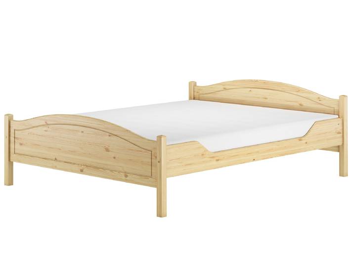 Massivholzbett 160 x 200 cm Doppelbett Kiefer
