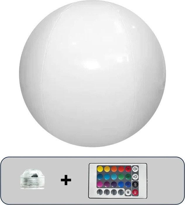 Mormark RGB LED Sfeerlamp Bol voor Tafel en Tuin met Afstandsbediening