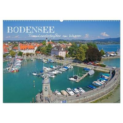 Bodensee - Traumlandschaften am Wasser (Wandkalender 2026 DIN A2 quer), CALVENDO Monatskalender