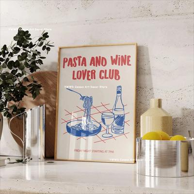 Inspire Essentials Canvas Wall Art Modern Kitchen Poster For Dining Room Decor 7 11.81 15.75 Inches