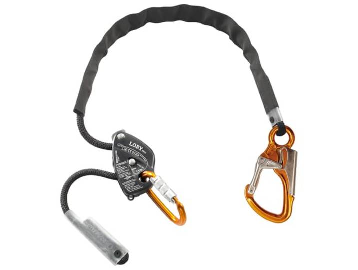 Skylotec Halteseil Set Lory PRO L-0694, EN 358, Länge 2 m L-0694-2 (Absturzsicherung Fallschutz Falldämpfer Sicherungsgerät Falldämpferband) Norm: EN 358:1999/Tragmittel: Kernmantelseil 10,5 mm