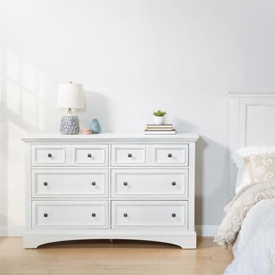 Office Star Products OSP Farmhouse Basics 6 Drawer Dresser with Drawers