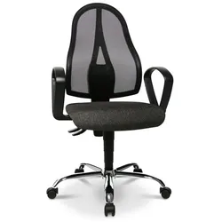 TopStar Drehstuhl Open Point Stoff Grau Anthrazit