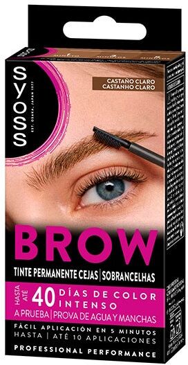 BROW TINT Brown Tinte Cejas Castaño Claro