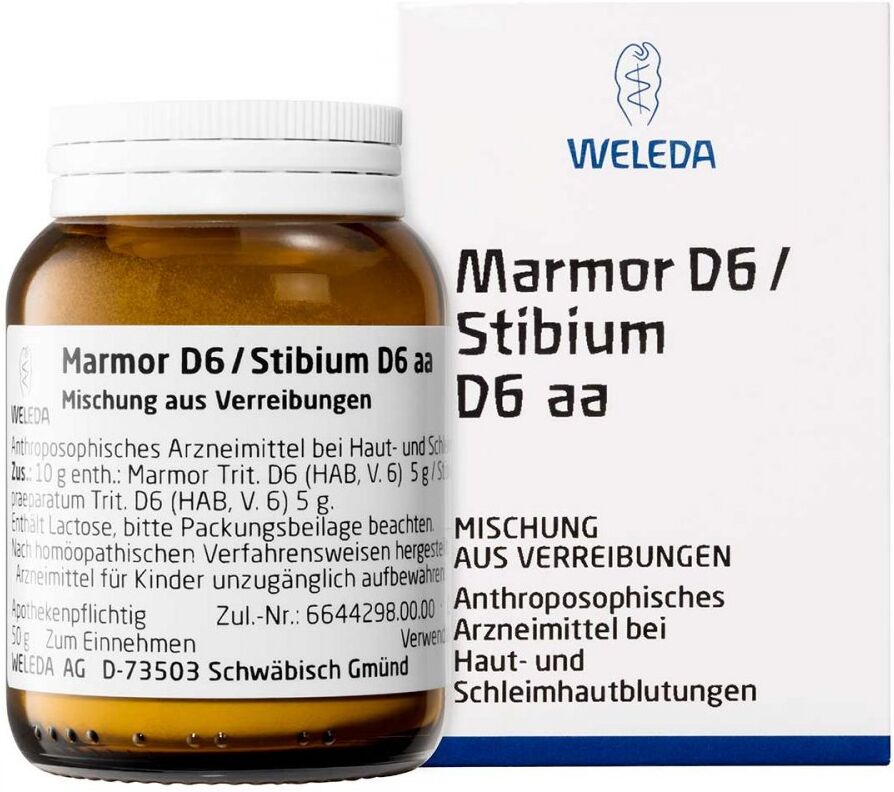 Marmor D6 / Stibium D6 aa Trituration