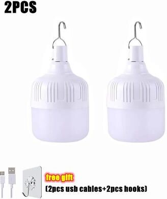 Uplifted Finds Portable Outdoor USB Rechargeable LED Camping Lantern 2 Pcs 120 W
