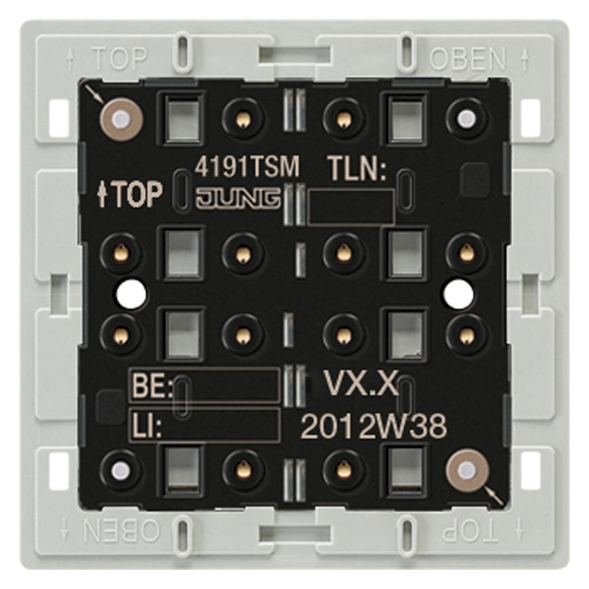 JUNG Tastsensor KNX UP 1pkt inkl.Ankoppl LED 4191TSM (4191TSM)