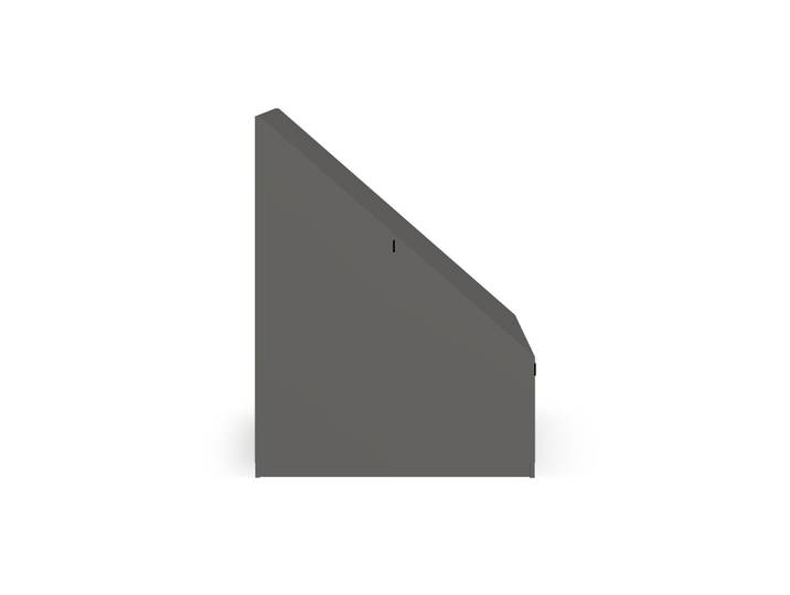Kleiner Dachschrägenschrank Premium Dekore Basaltgrau