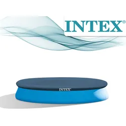 Intex Abdeckplane Ø 457 cm rund | navy blue | passgenau für Easy Set Pools