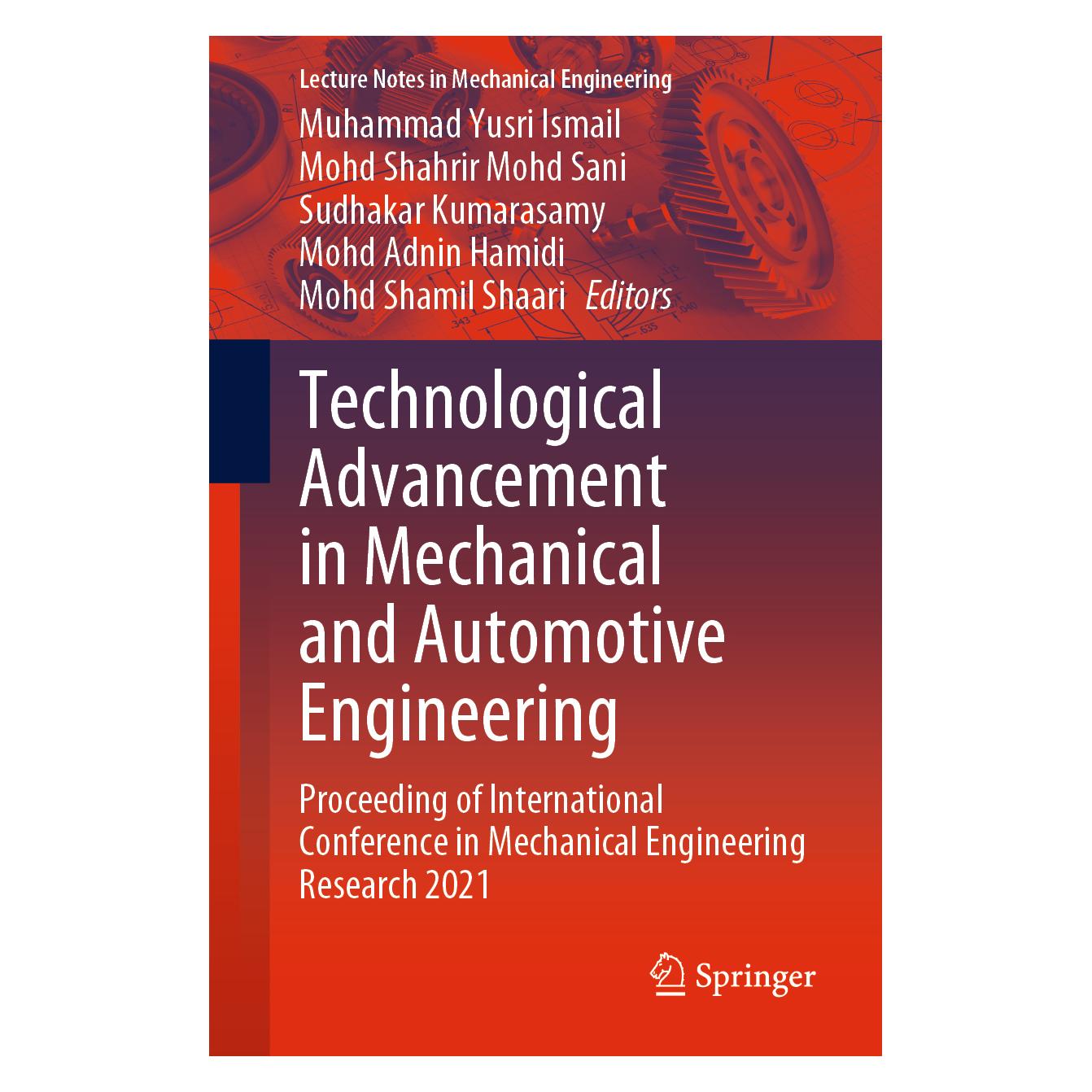 Springer Technological Advancement in Mechanical and Automotive Engineering (Englisch, Softcover) (56823150)