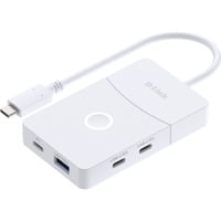 DUP-501, Hub weiß, USB-C, PD, Wireless HDMI